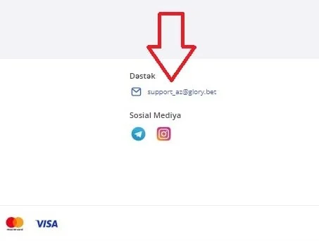 Glory Casino dəstək